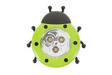 Светильник ночник "Божья коровка" Unile DTL-354 3хААА Зеленая картинка 